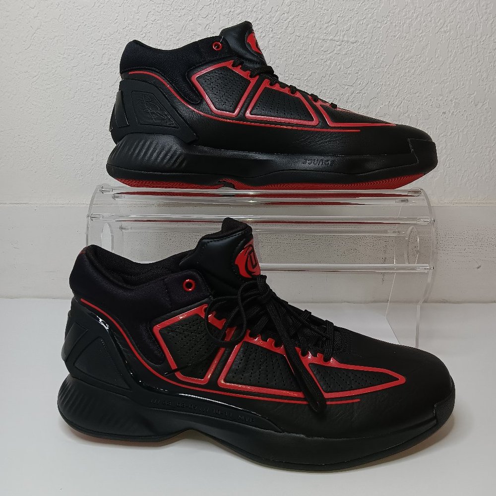 Adidas D Rose 10 Derrick Mens Size 12 Basketball Scarlet Red Black G26162